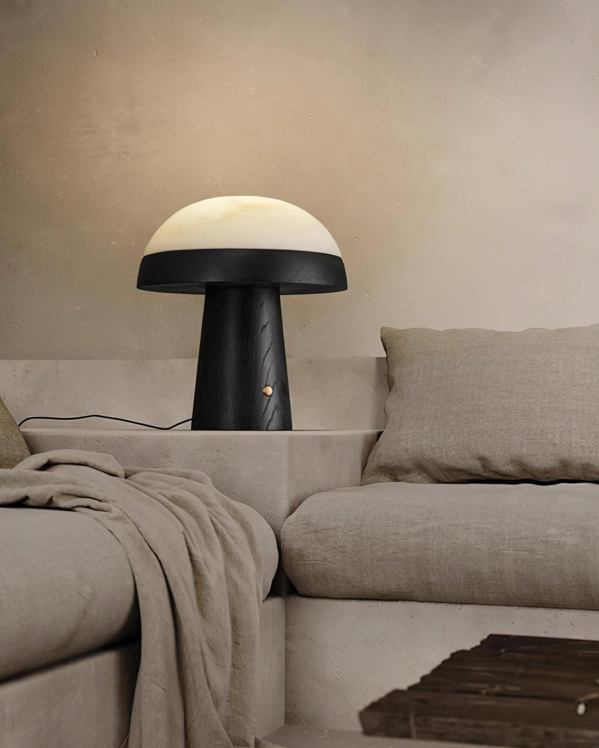 Nexore lámpara de mesa de madera