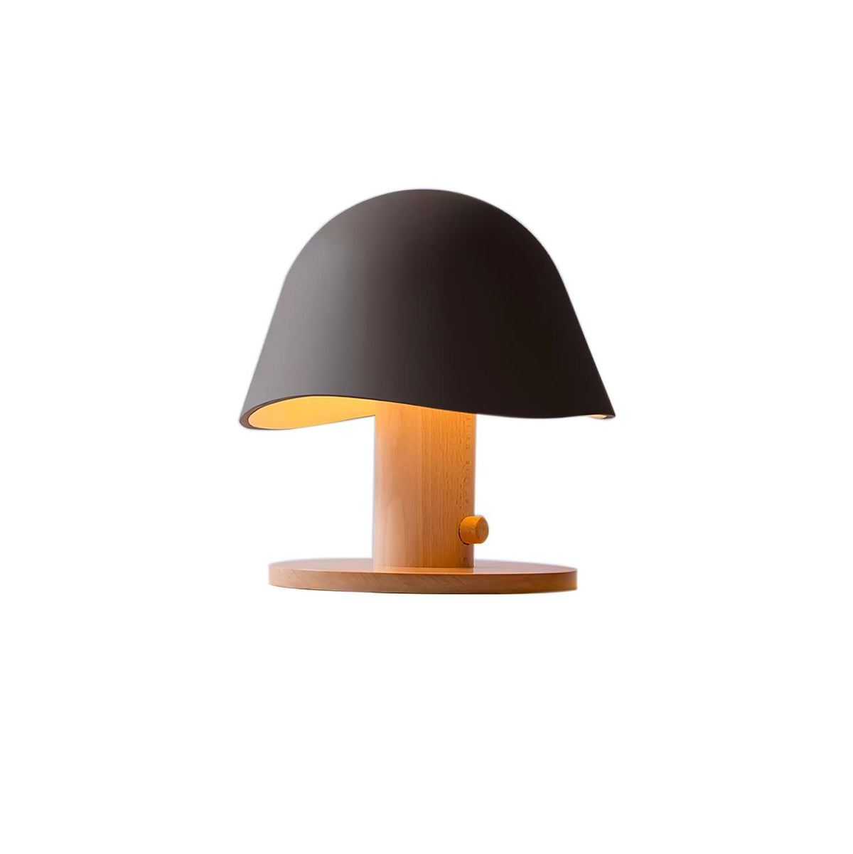 Wond lámpara de mesa de resina y madera