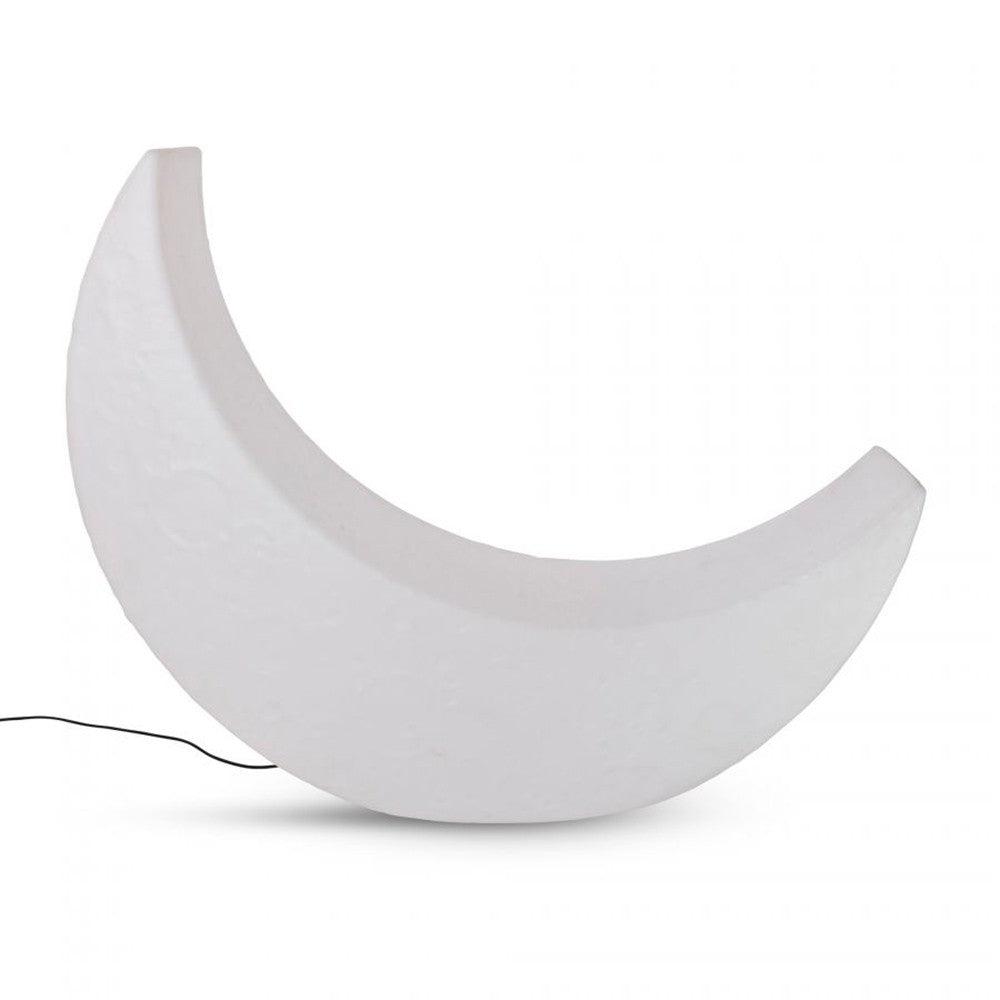 Zetheor lámpara de pie en forma de media luna de resina