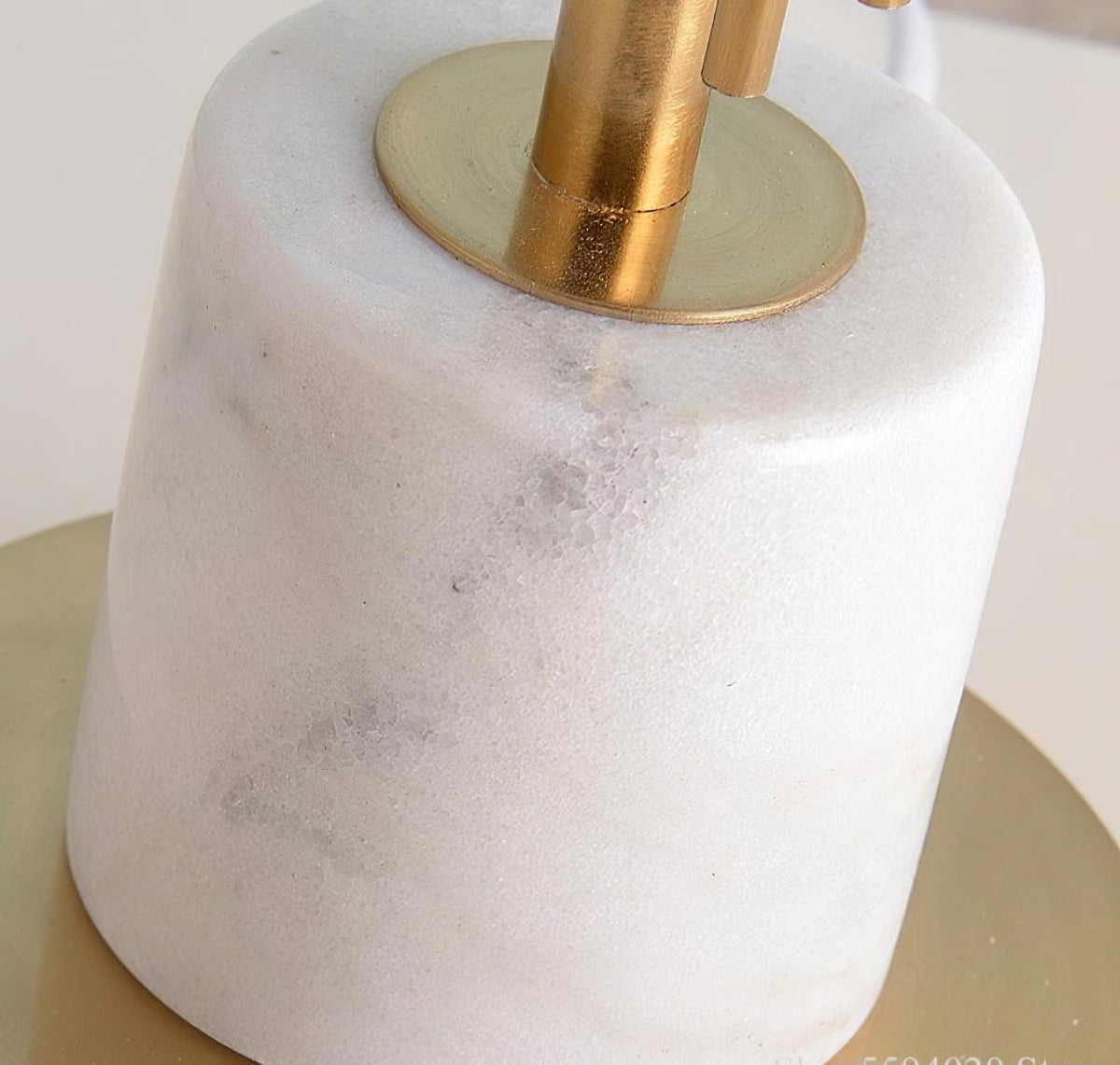 Opus lámpara de mesa de mármol estilo Art Deco