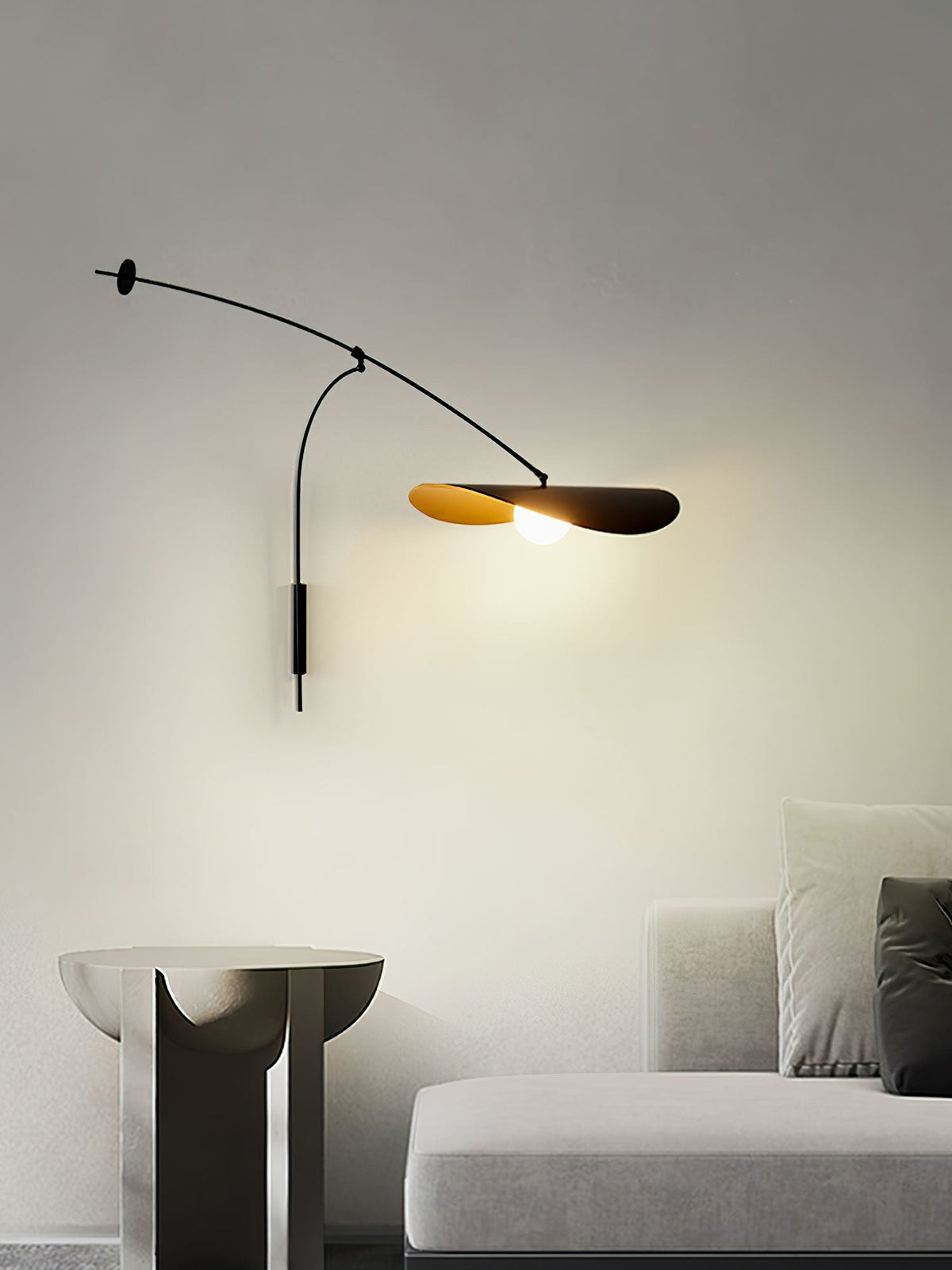 Tirove aplique de pared vidrio minimalista