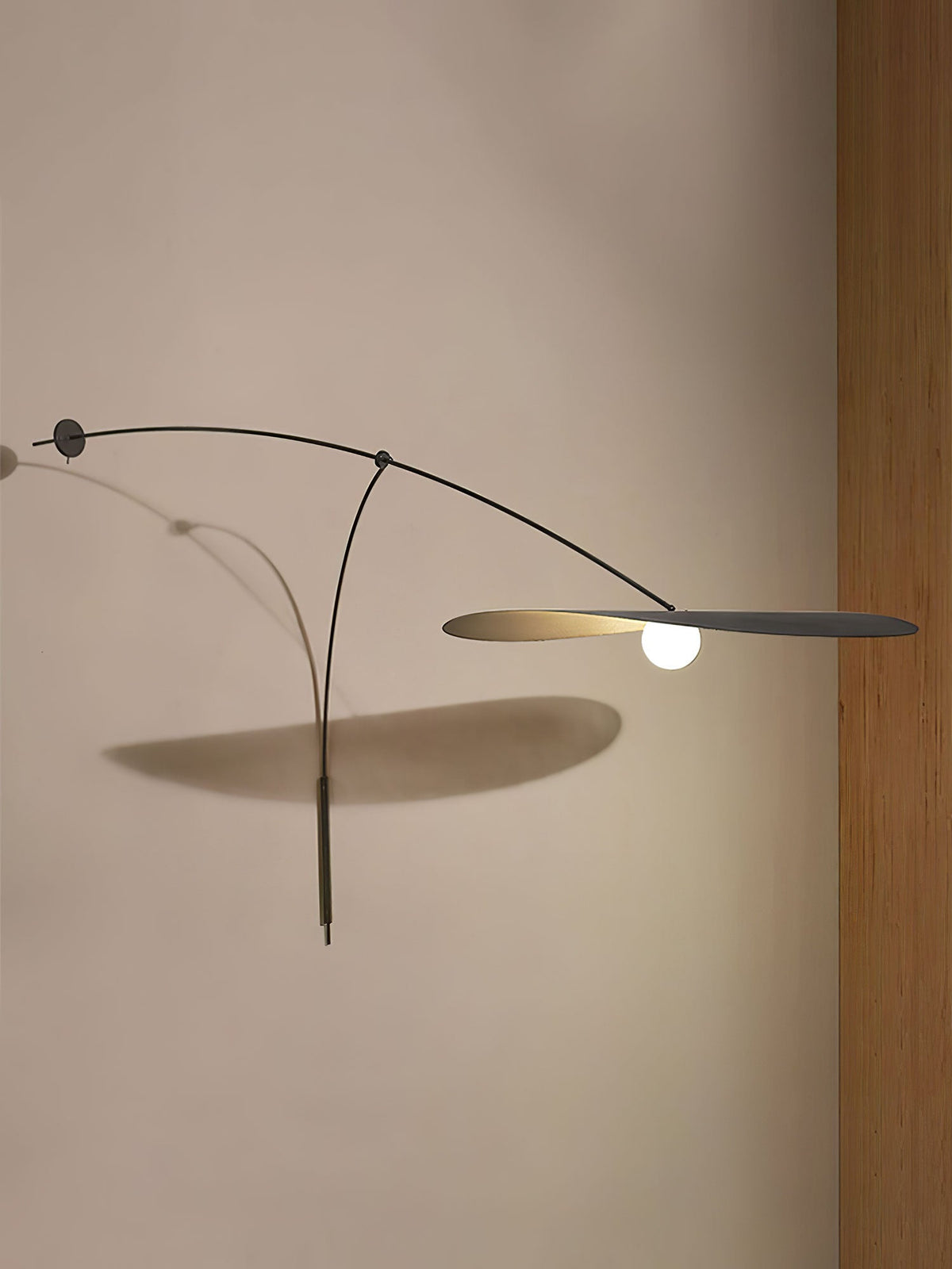 Tirove aplique de pared vidrio minimalista