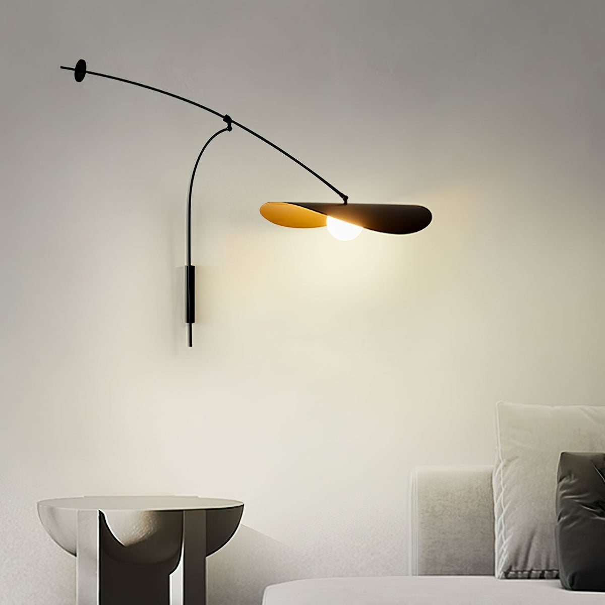 Tirove aplique de pared vidrio minimalista