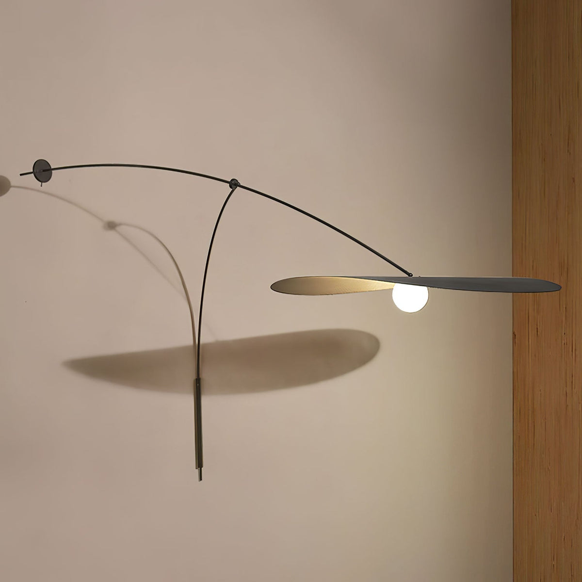 Tirove aplique de pared vidrio minimalista