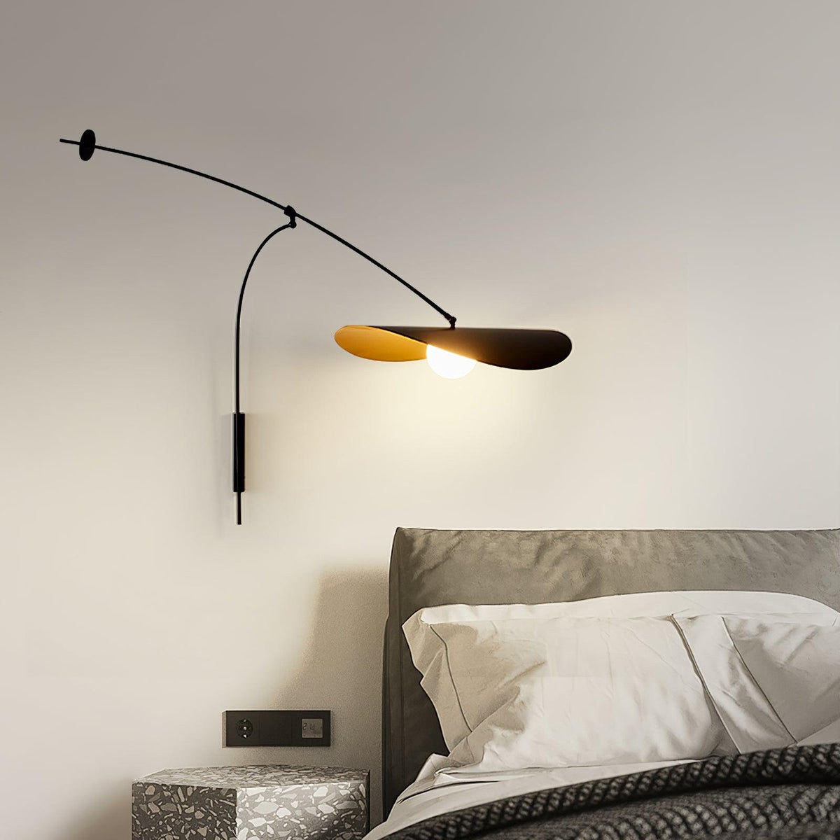 Tirove aplique de pared vidrio minimalista