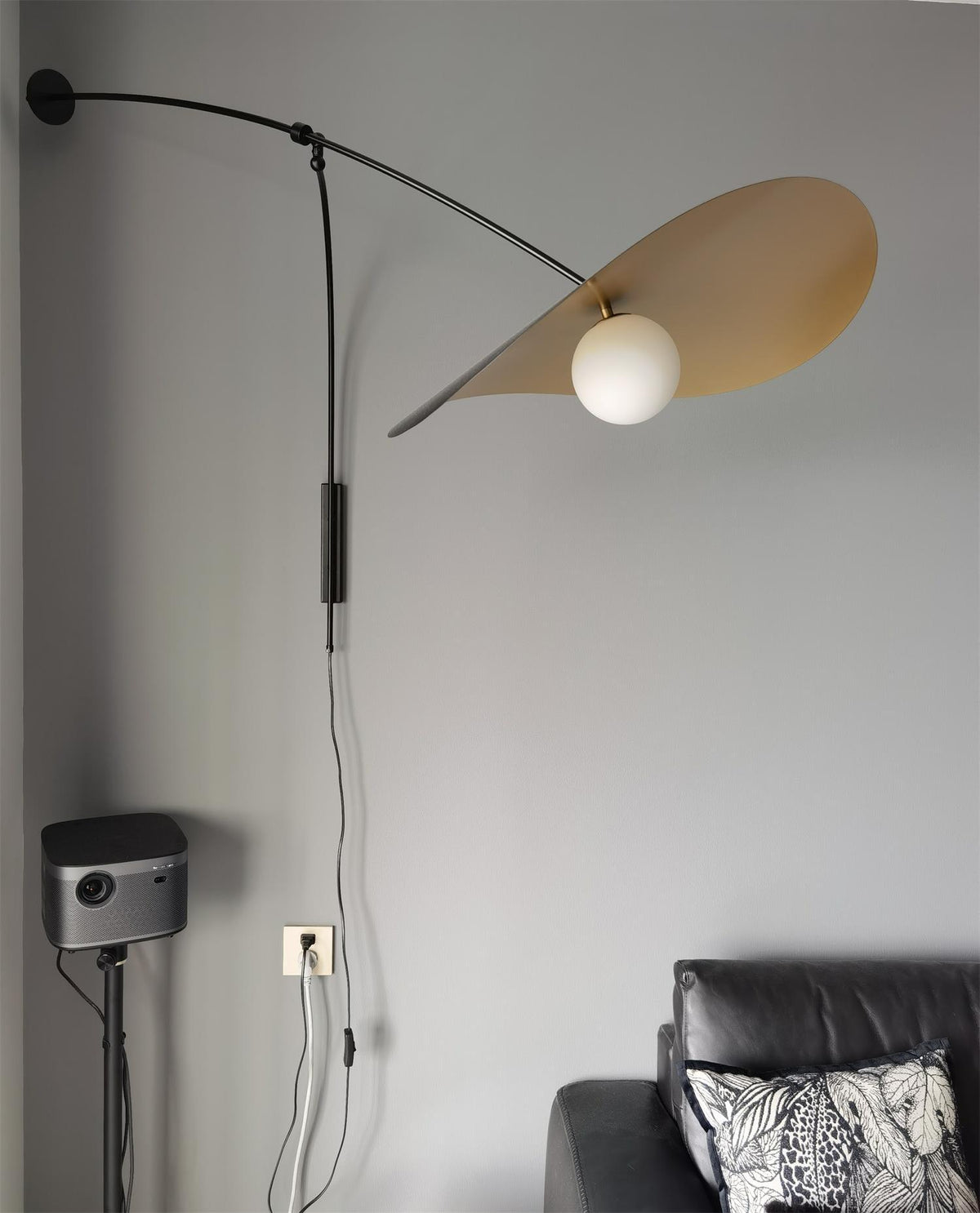 Tirove aplique de pared vidrio minimalista