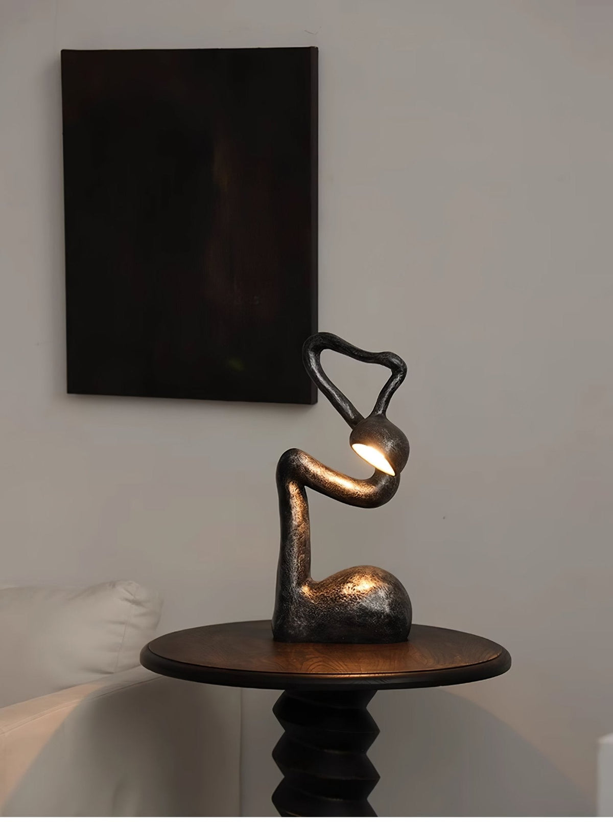 Twist lámpara de mesa negra