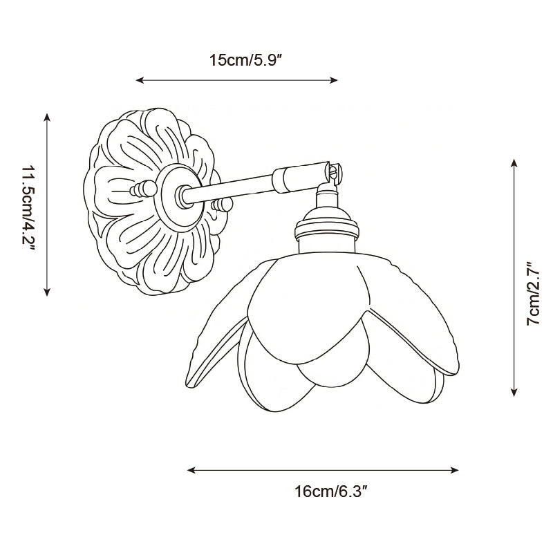 Minerva aplique de pared