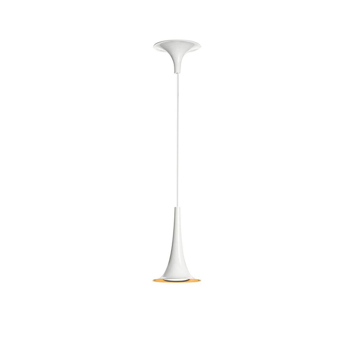 Rominex lámpara colgante de acrílico con forma de trompeta contemporánea