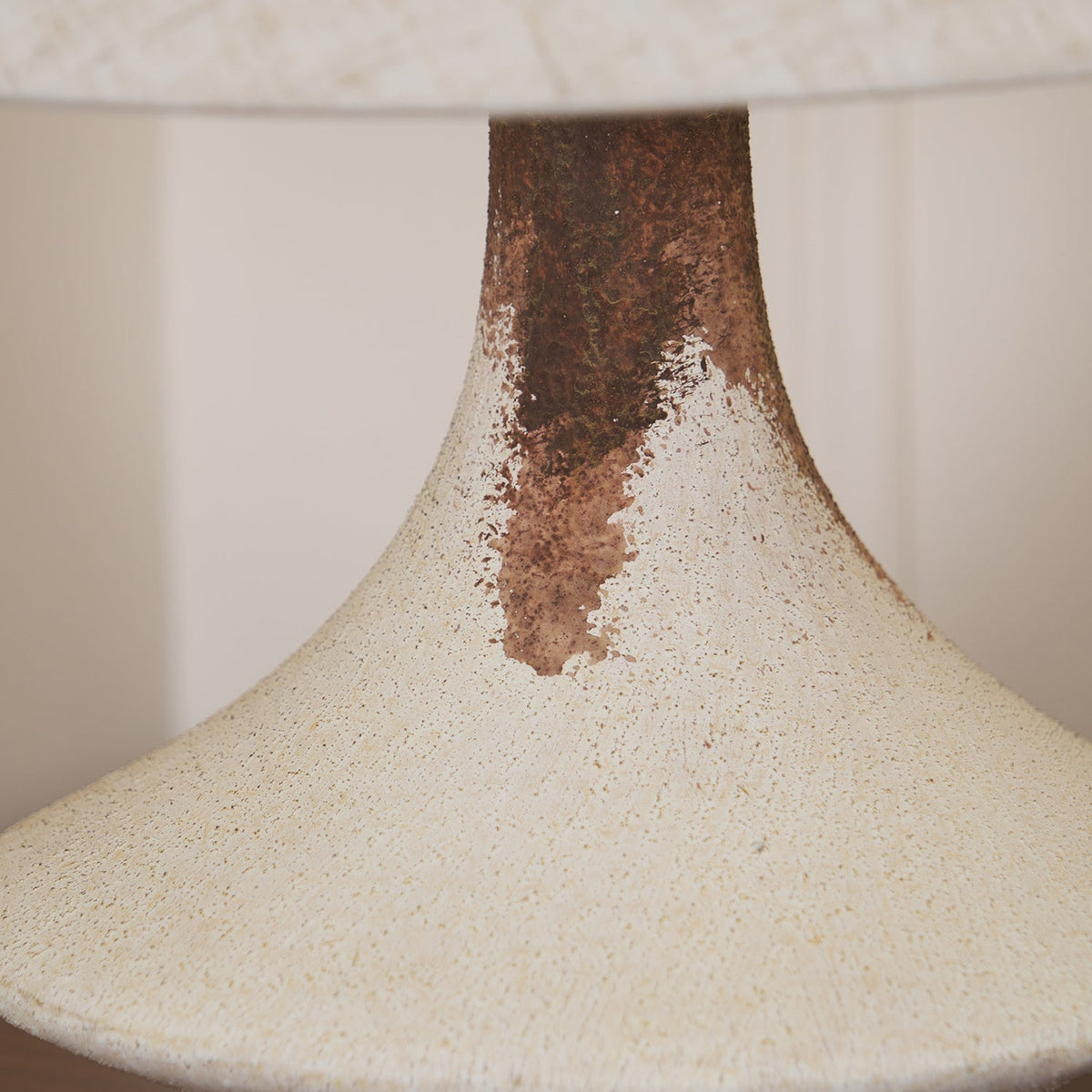 Navoer lámpara de mesa artística de tejido