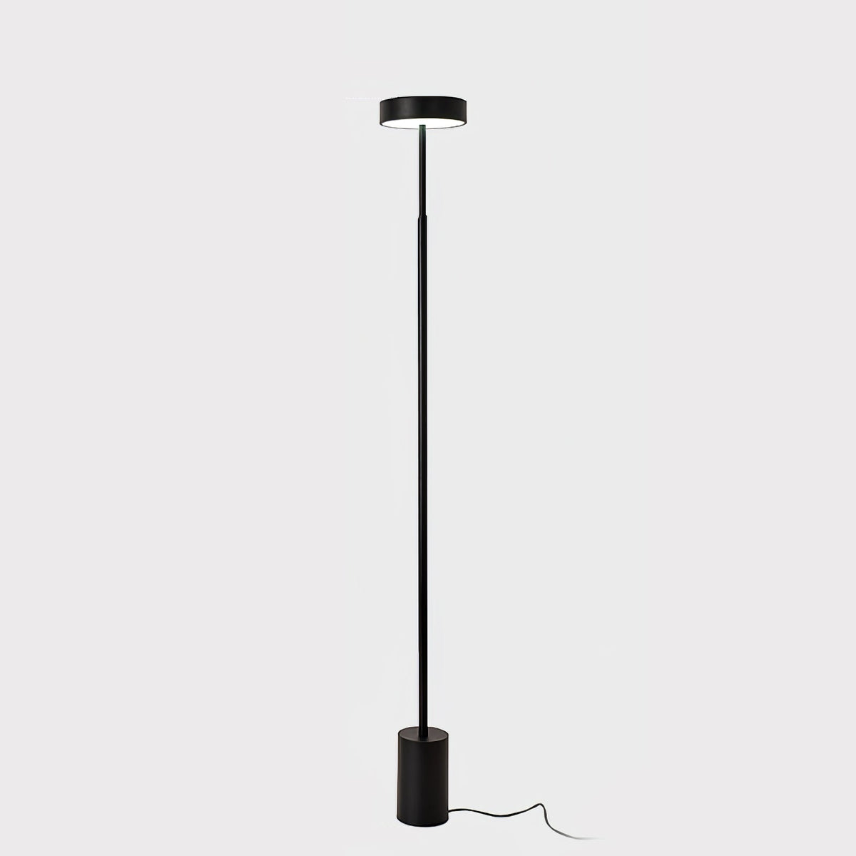 Circa lámpara de pie minimalista rotativa