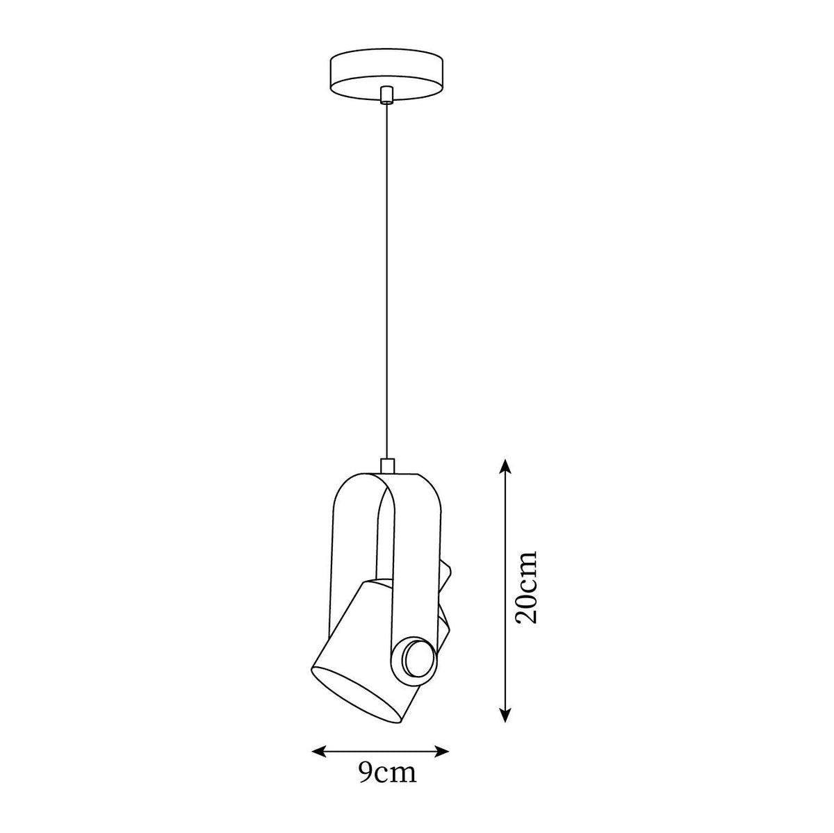 Sling lámpara colgante