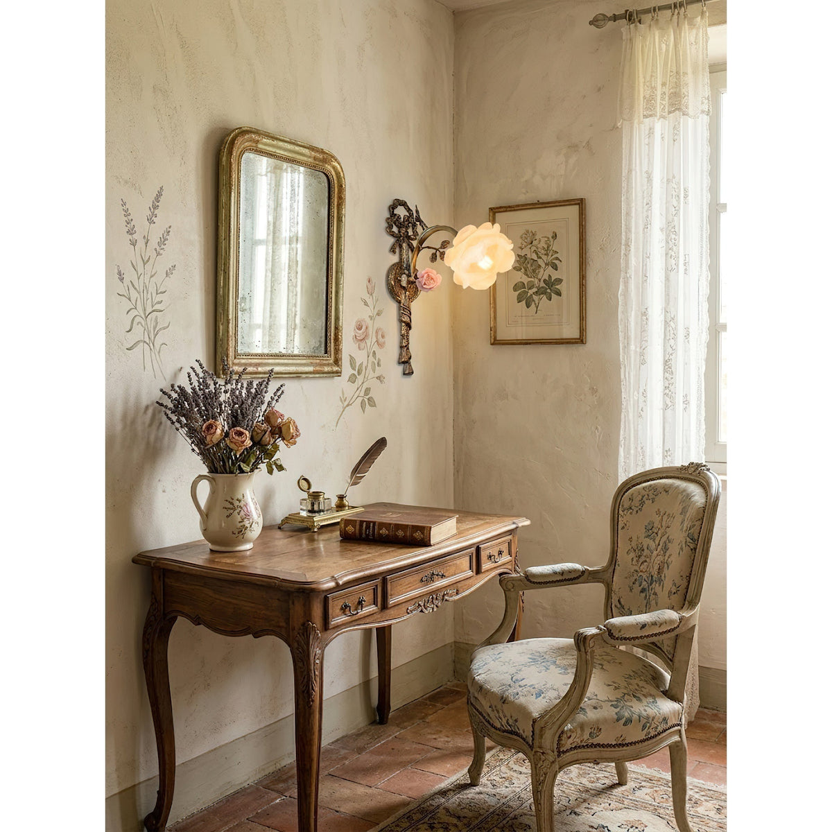 Elarose aplique de pared