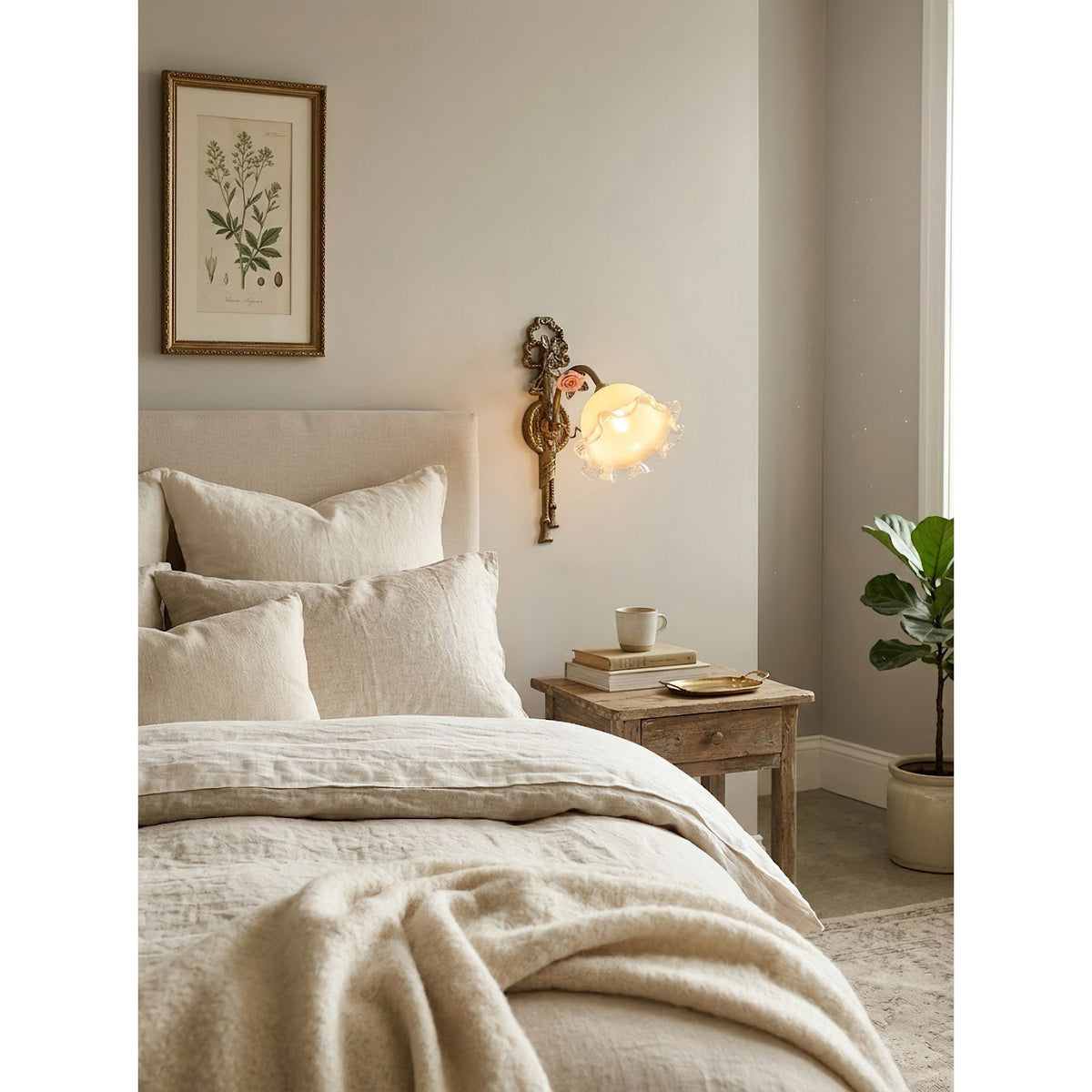 Elarose aplique de pared
