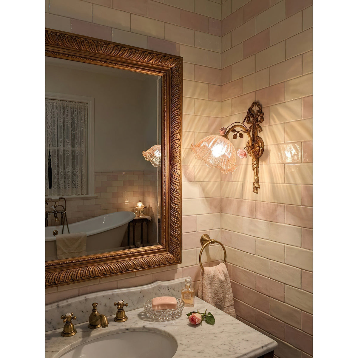 Elarose aplique de pared