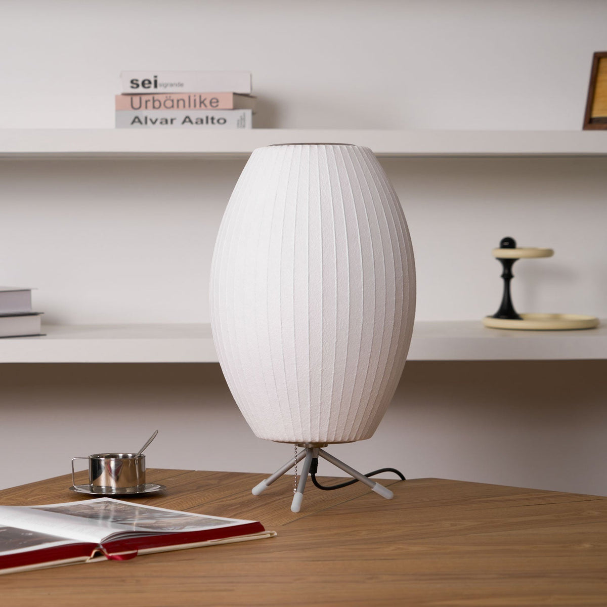 Rostix lámpara de mesa minimalista de acero