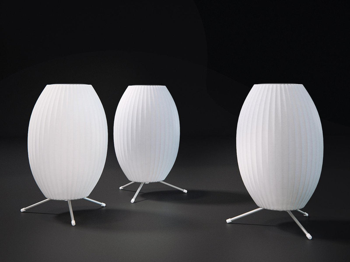 Rostix lámpara de mesa minimalista de acero