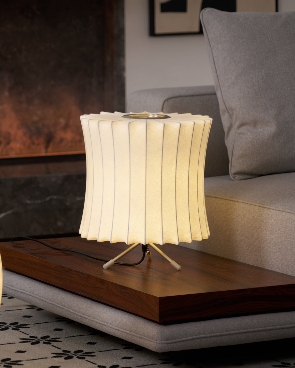 Rostix lámpara de mesa minimalista de acero