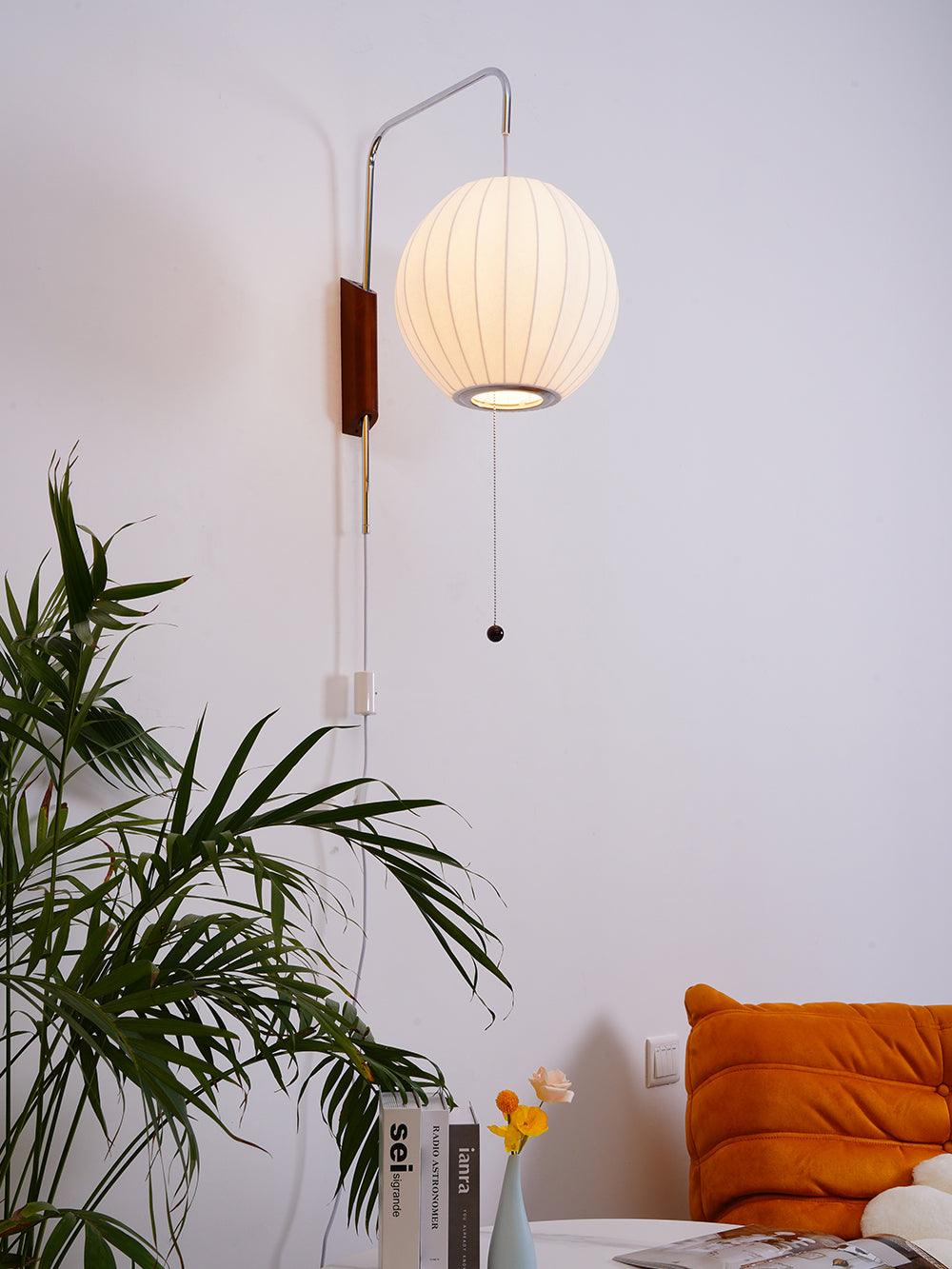 Aldinira aplique de pared nogal Bola
