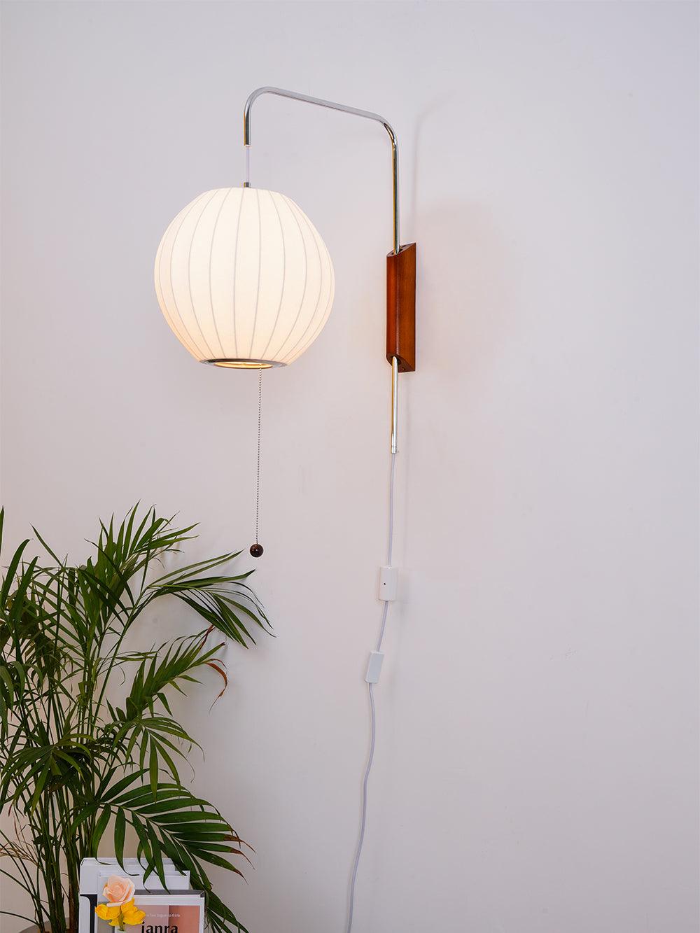 Aldinira aplique de pared nogal Bola