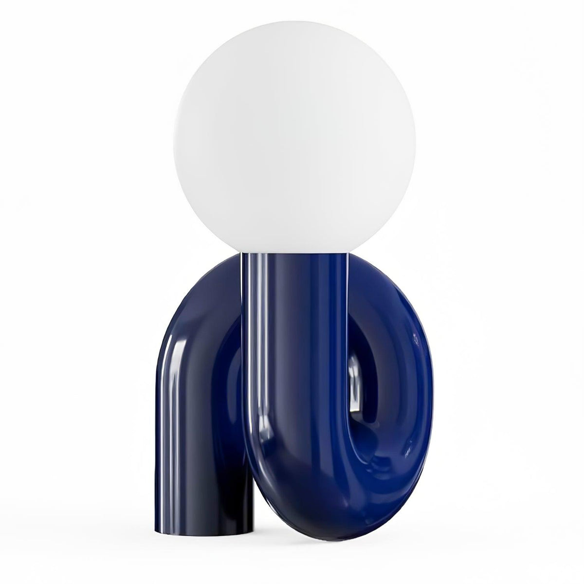 Soreeon lámpara de mesa de estilo lúdico N Shape todo en blanco