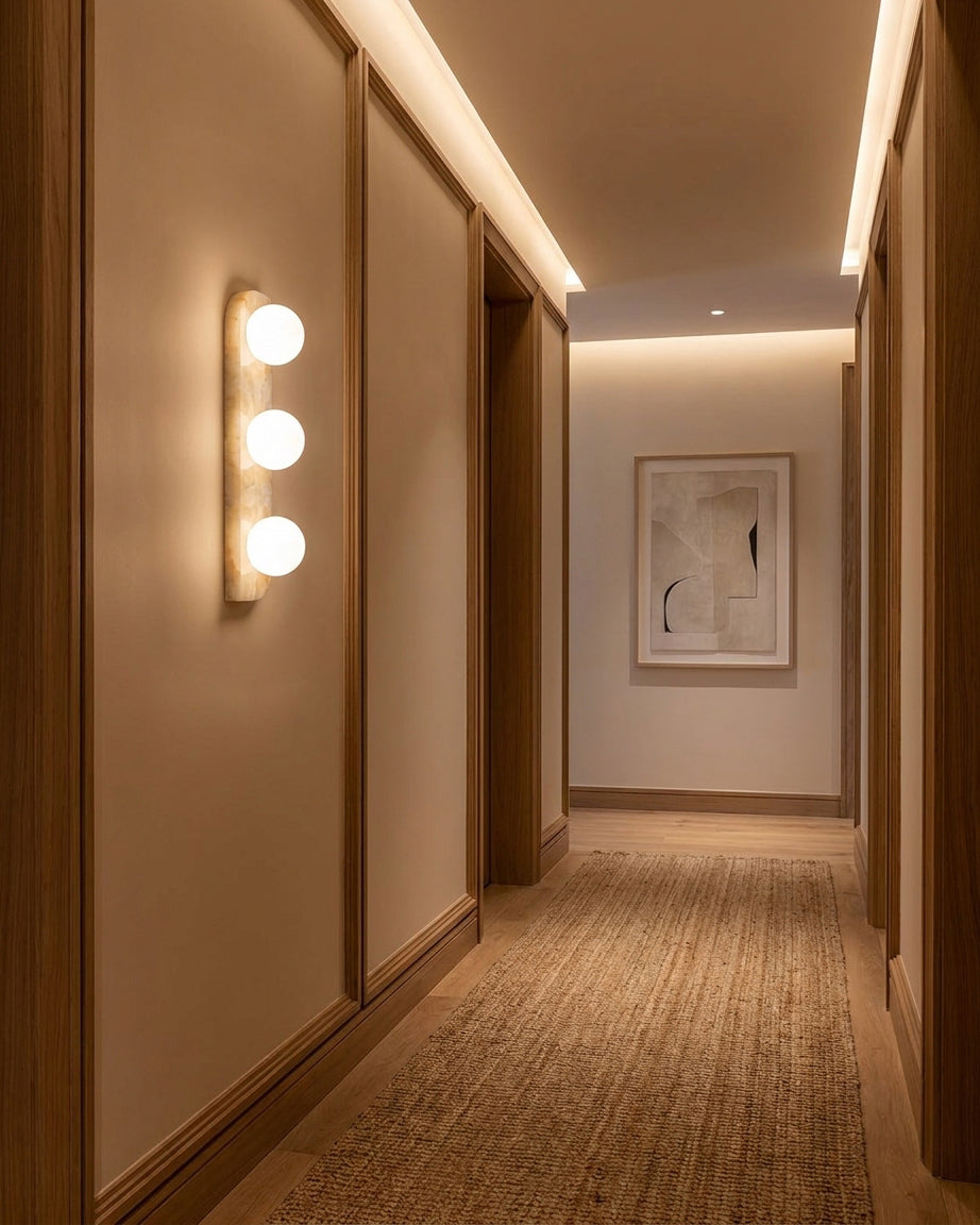 Onyx aplique de pared alabastro