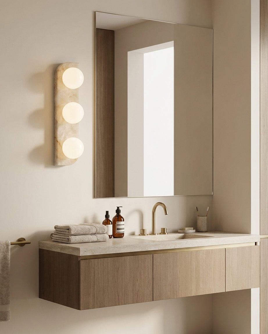 Onyx aplique de pared alabastro