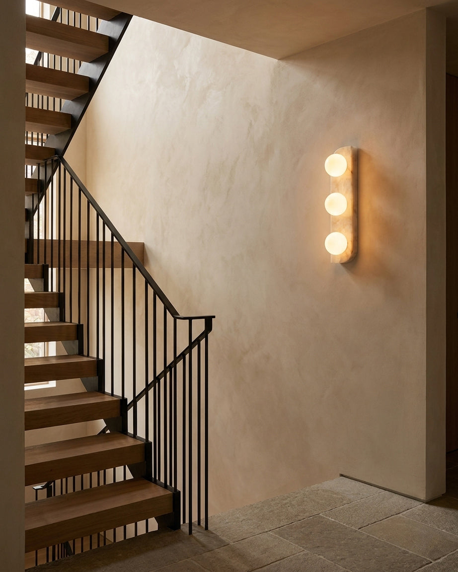 Onyx aplique de pared alabastro