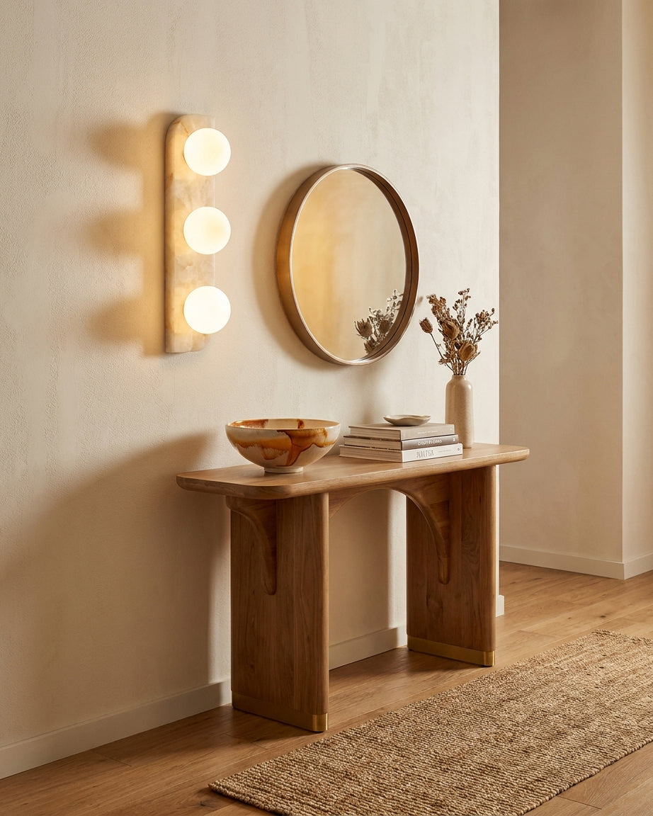 Onyx aplique de pared alabastro