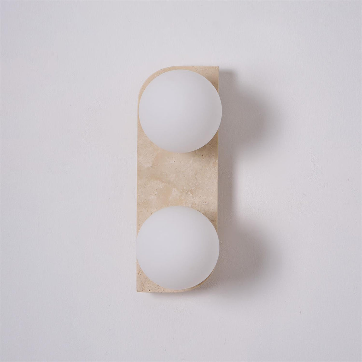 Taviniella aplique de pared minimalista en travertino