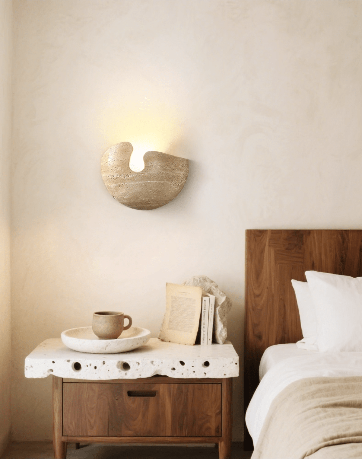 Pearl aplique de pared Stone