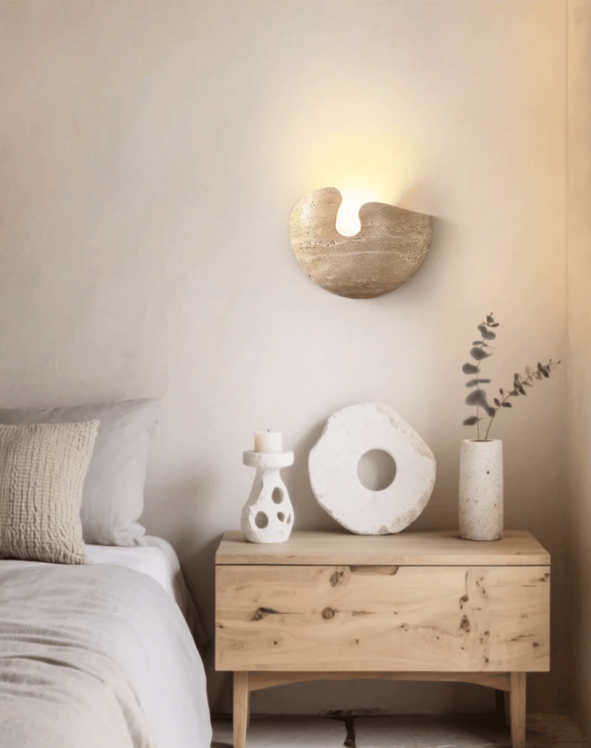 Pearl aplique de pared Stone