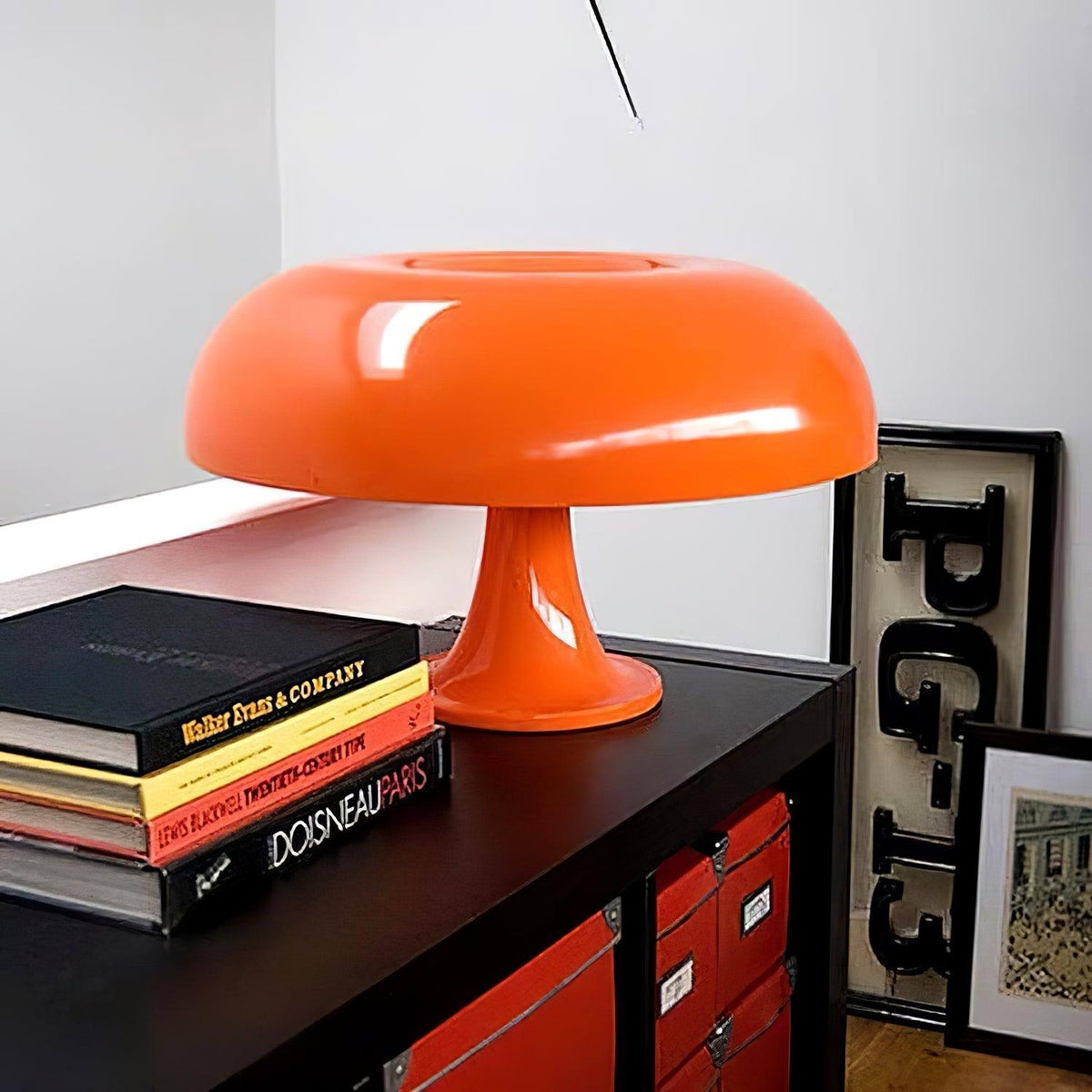 Orelielia lámpara de mesa de estilo lúdico