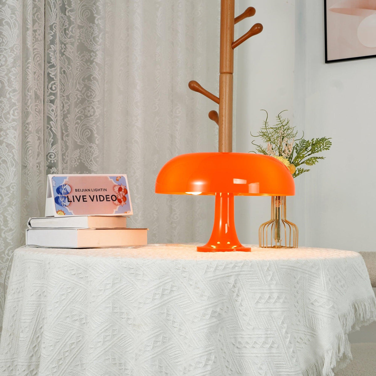 Orelielia lámpara de mesa de estilo lúdico