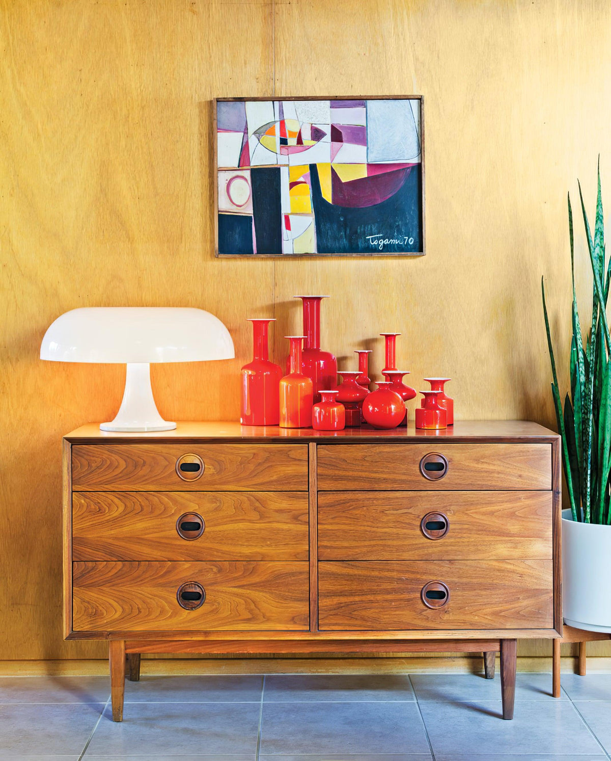 Orelielia lámpara de mesa de estilo lúdico