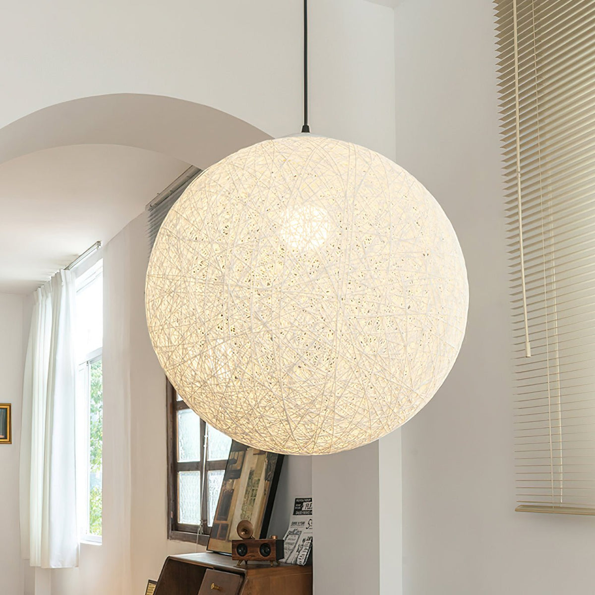 Cashae lámpara colgante moderna minimalista con esfera