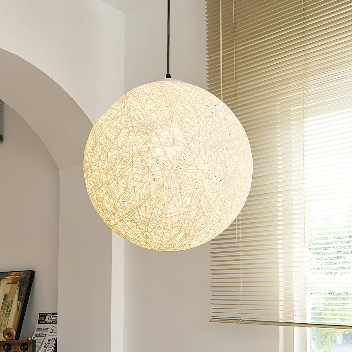 Cashae lámpara colgante moderna minimalista con esfera