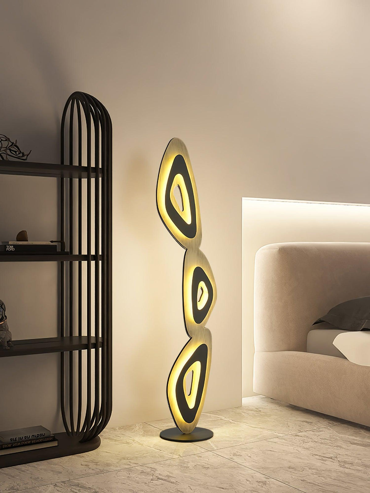 Isoloril lámpara de pie Art Deco