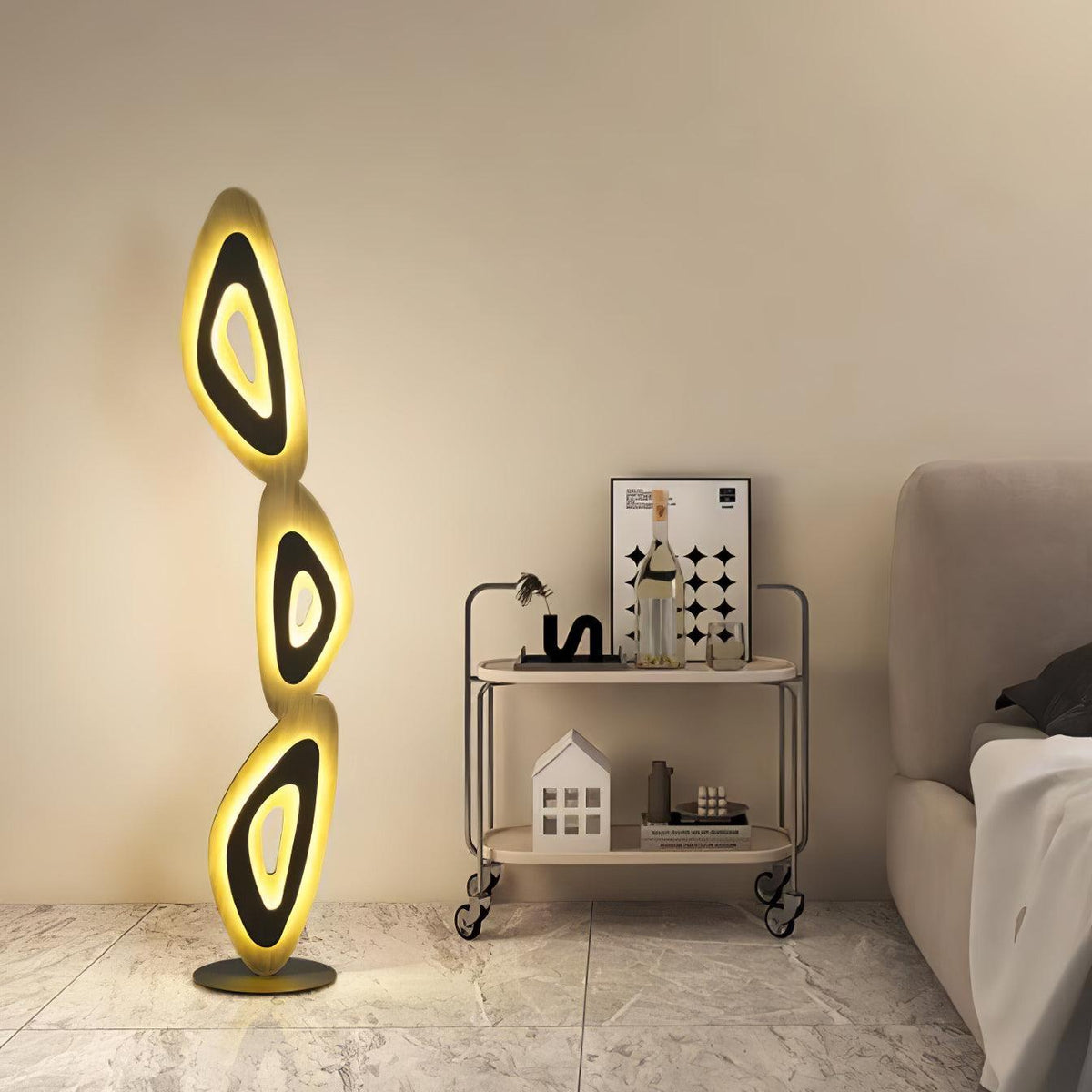 Isoloril lámpara de pie Art Deco
