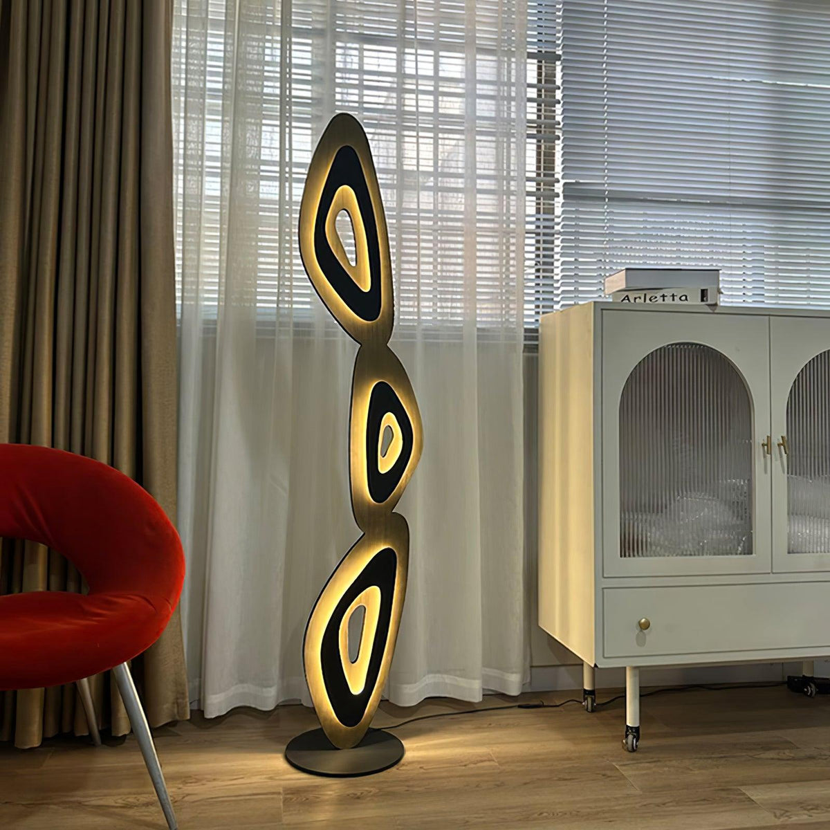 Isoloril lámpara de pie Art Deco