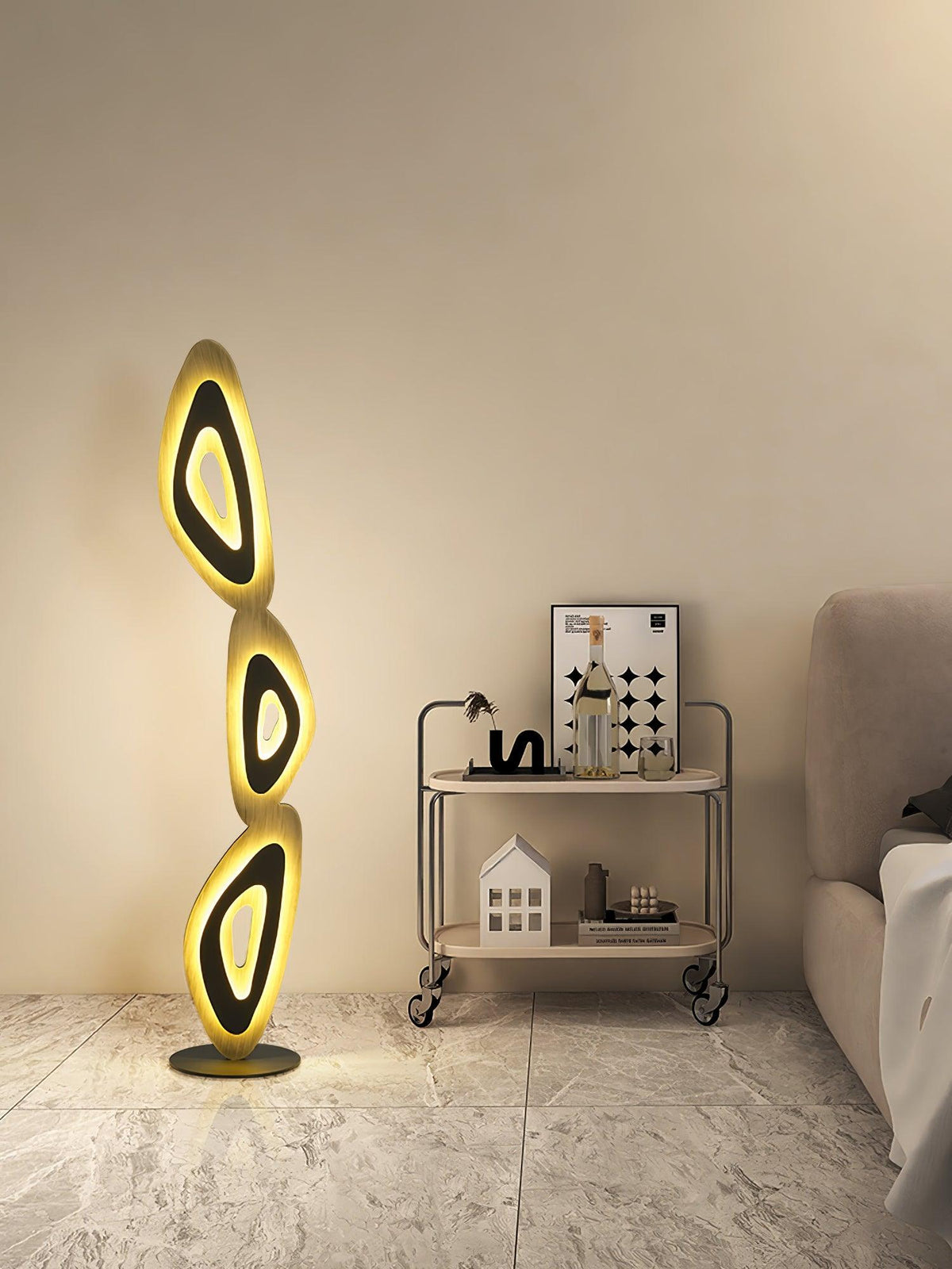 Isoloril lámpara de pie Art Deco