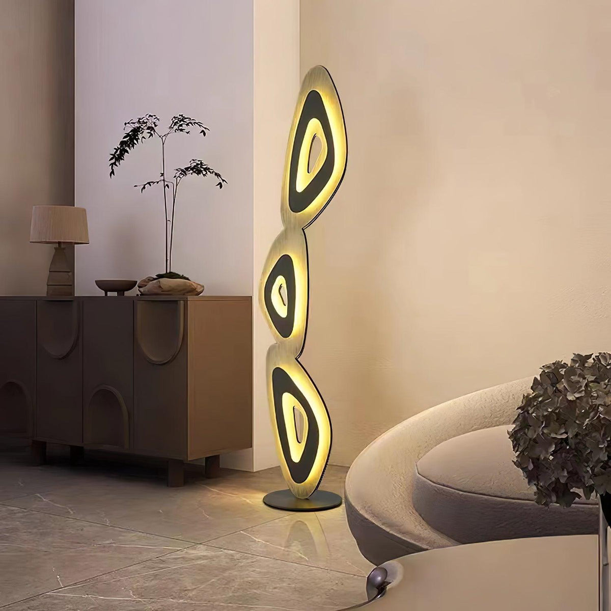 Isoloril lámpara de pie Art Deco