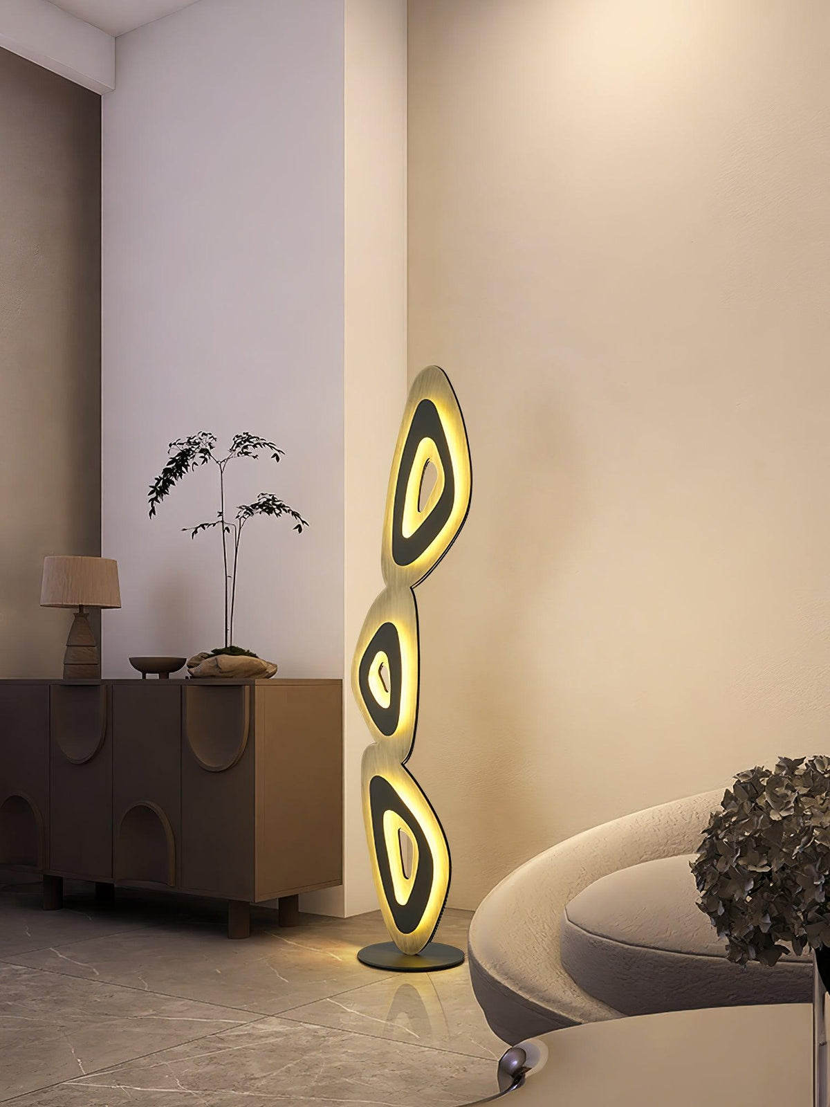 Isoloril lámpara de pie Art Deco