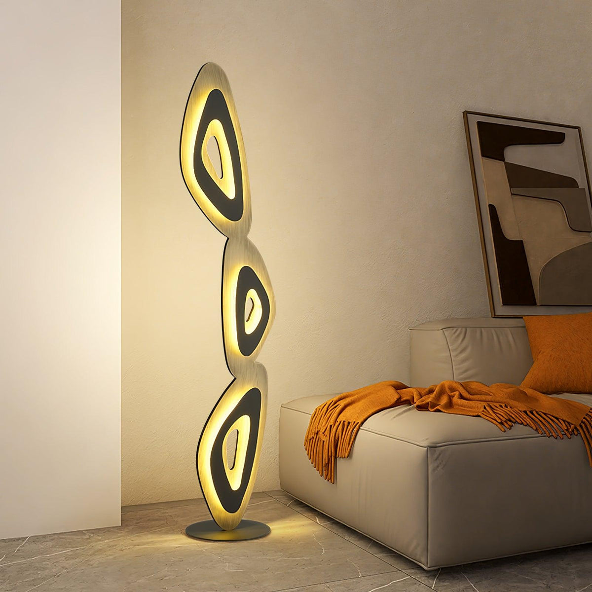 Isoloril lámpara de pie Art Deco