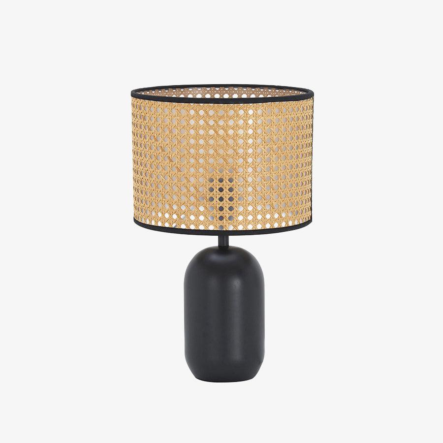 Ravarielle lámpara de mesa moderna de bambú