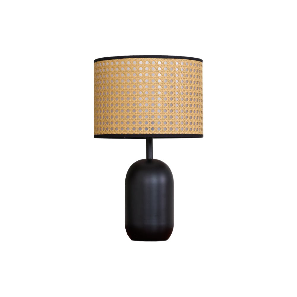 Ravarielle lámpara de mesa moderna de bambú