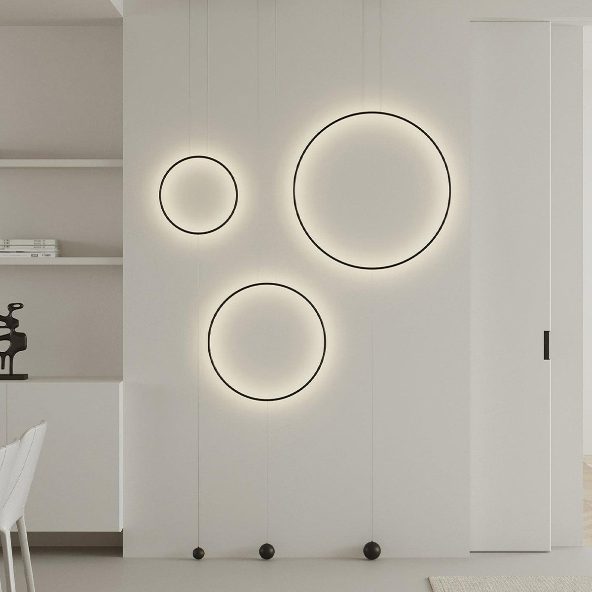 Ryker lámpara colgante minimalista circular