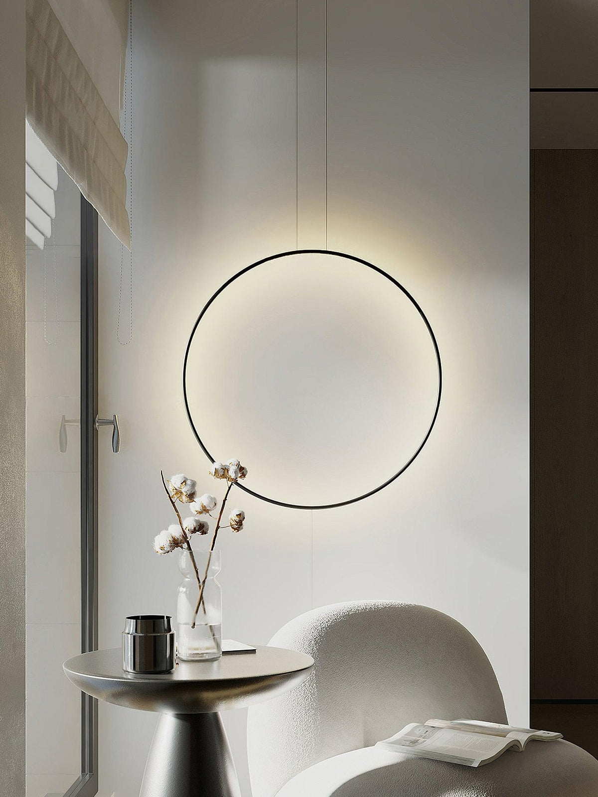 Ryker lámpara colgante minimalista circular
