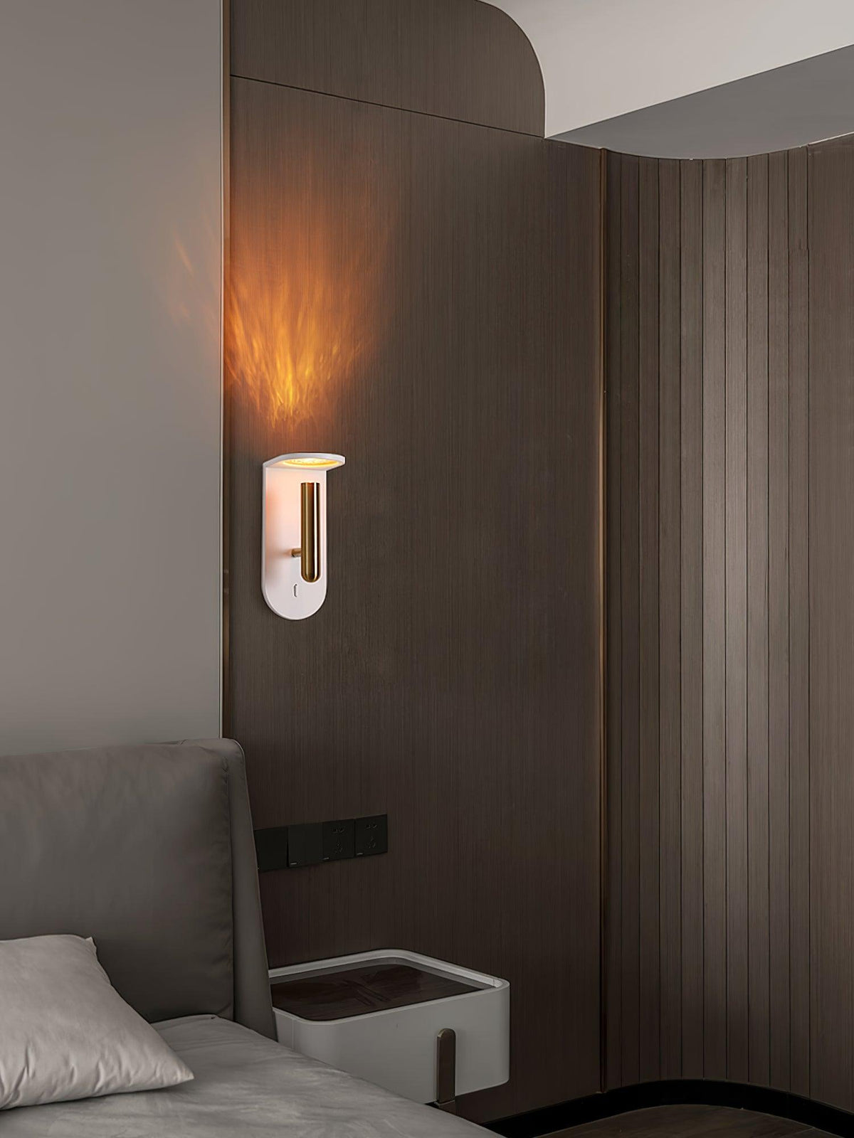 Caloaria aplique de pared LED con interruptor ON/OFF