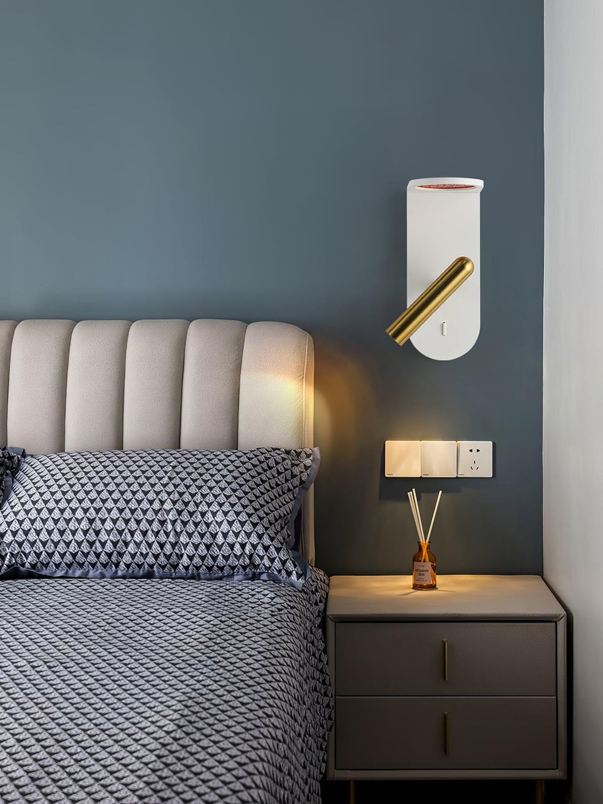Caloaria aplique de pared LED con interruptor ON/OFF